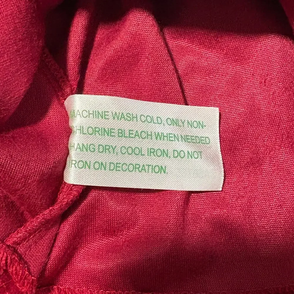 Vintage/Lil Cactus/Smoked Dress/Red/3-6 months/ Christmas Raindeer